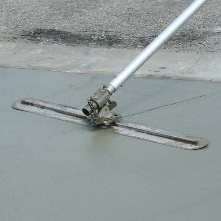 24" Round End Carbon Steel Fresno Trowel Blade