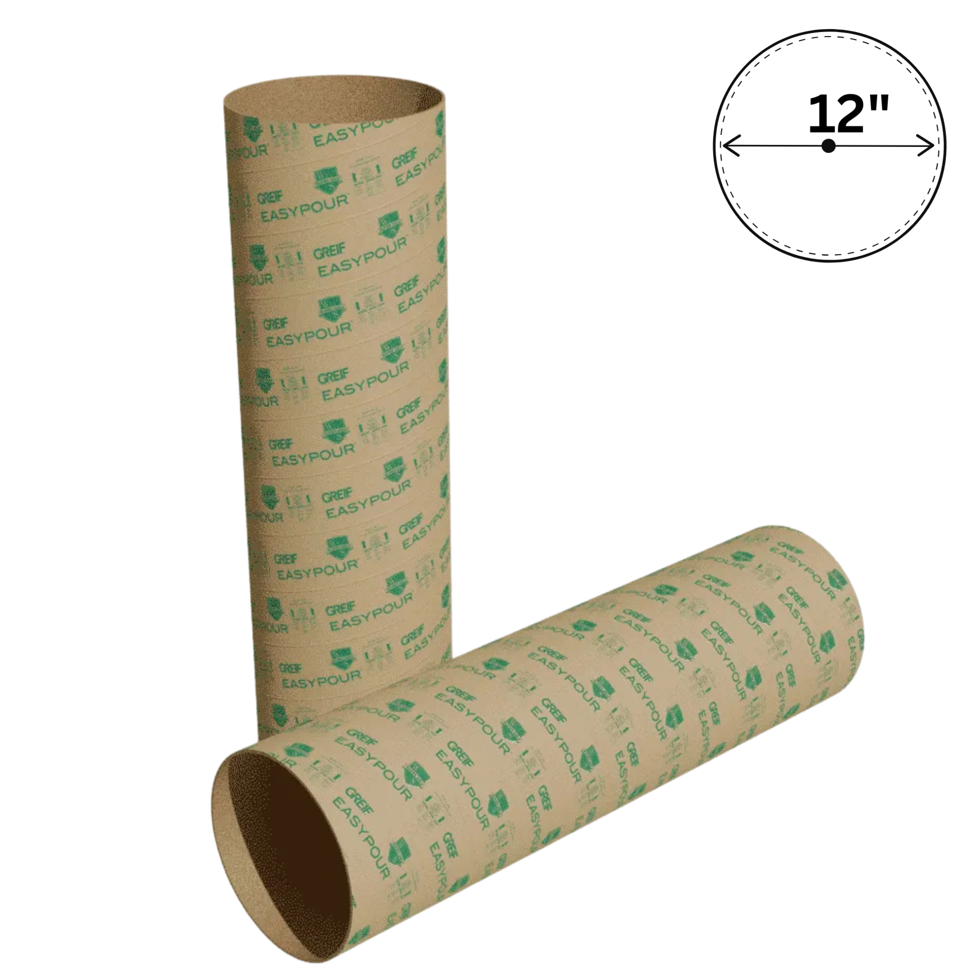 12″ EasyPour Concrete Forming Tube