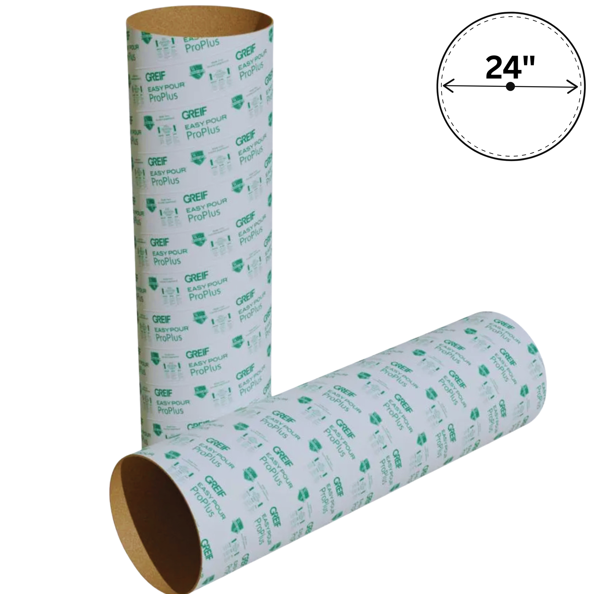 24″x12' EasyPour Concrete Forming Tube