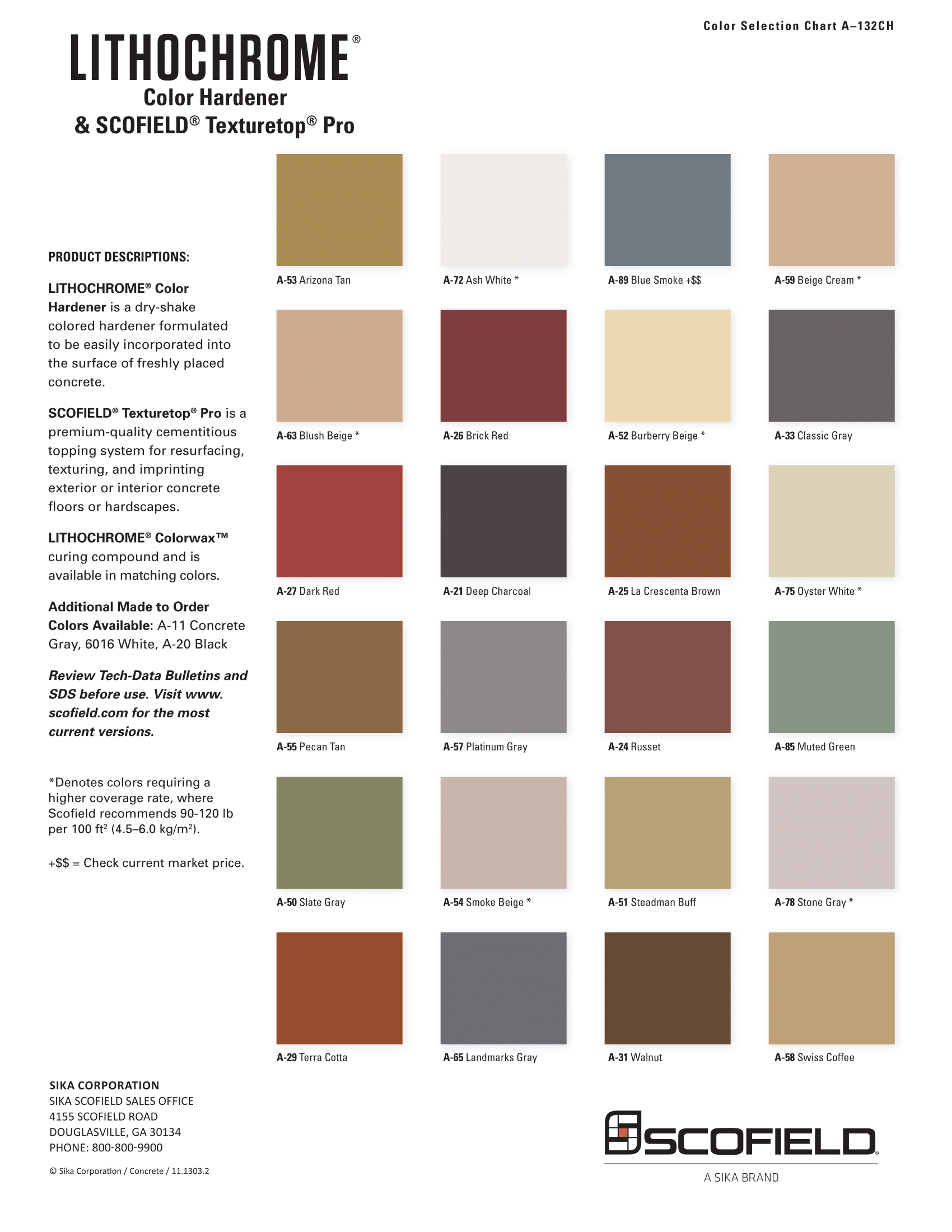 Sika Color 200 Hardener Pail Cont. 50lb