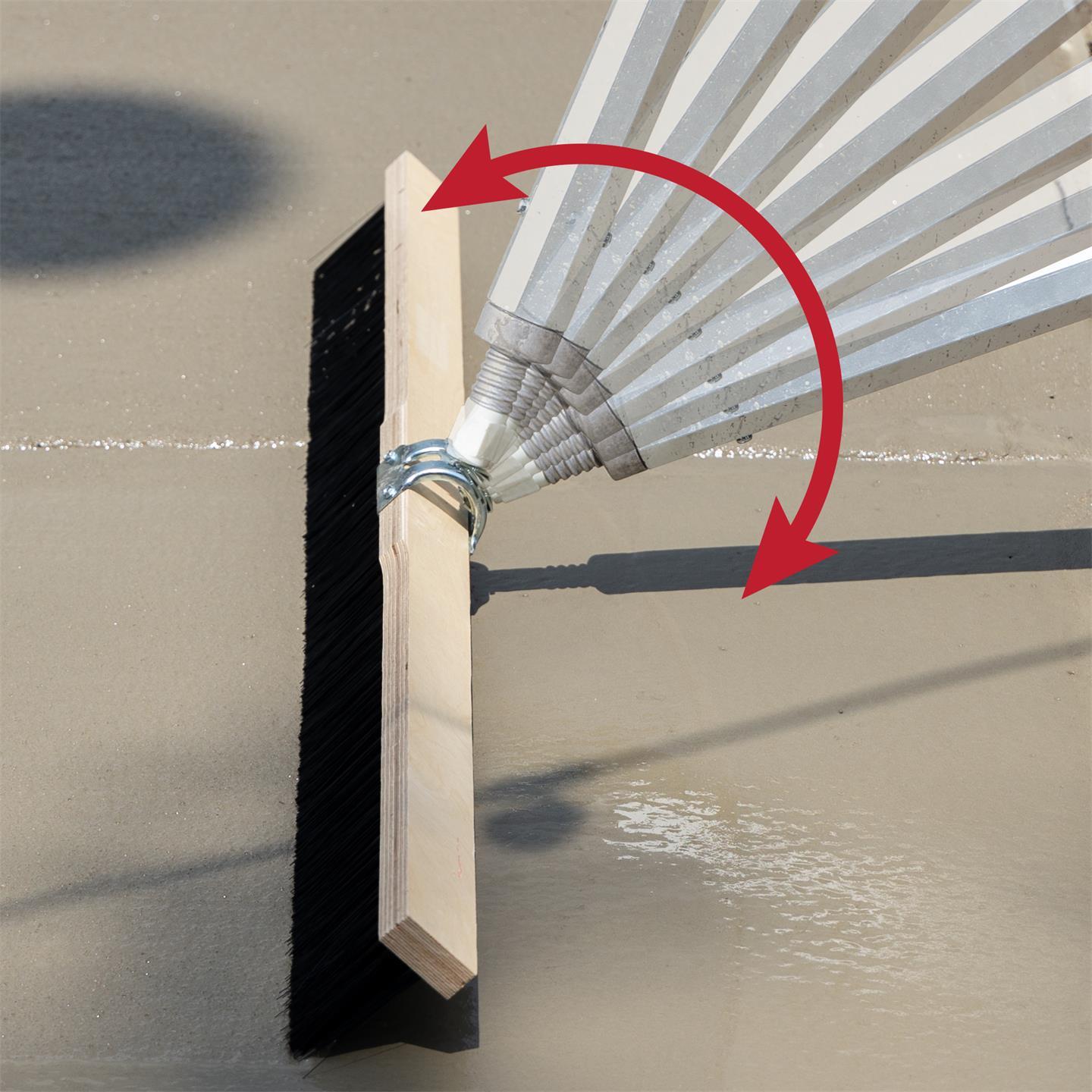 Large Concrete Broom-wood Block