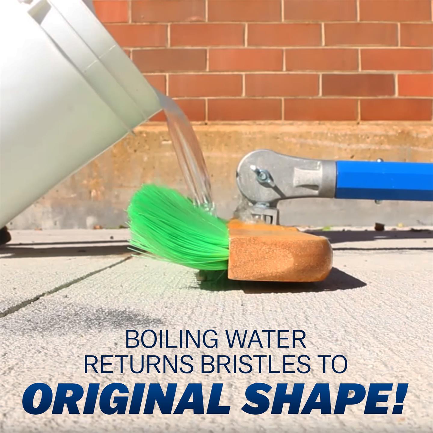 Green Nylon Concrete Broom