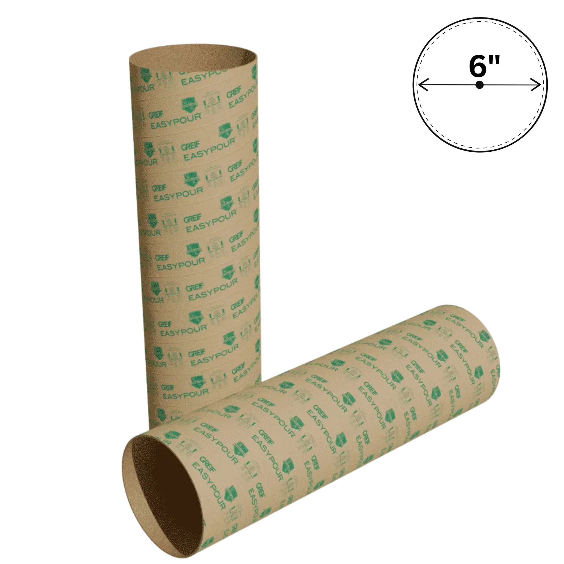 6″ EasyPour Concrete Forming Tube