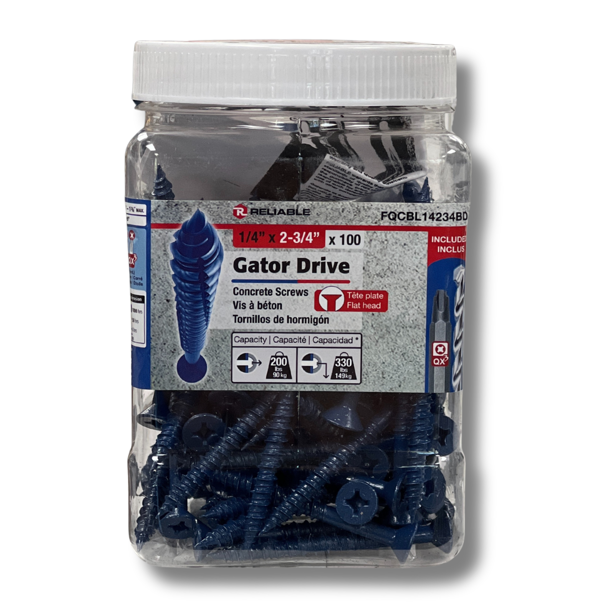 Concrete Screws - Flat Head