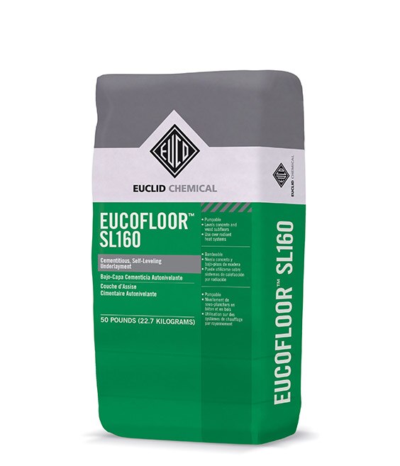 EUCOFLOOR SL160 Cementitious Self-Leveling Underlayment – 50 LB