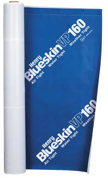 Blueskin® VP160 – Self-Adhered, Vapor-Permeable Water-Resistive Air-Barrier Membrane
