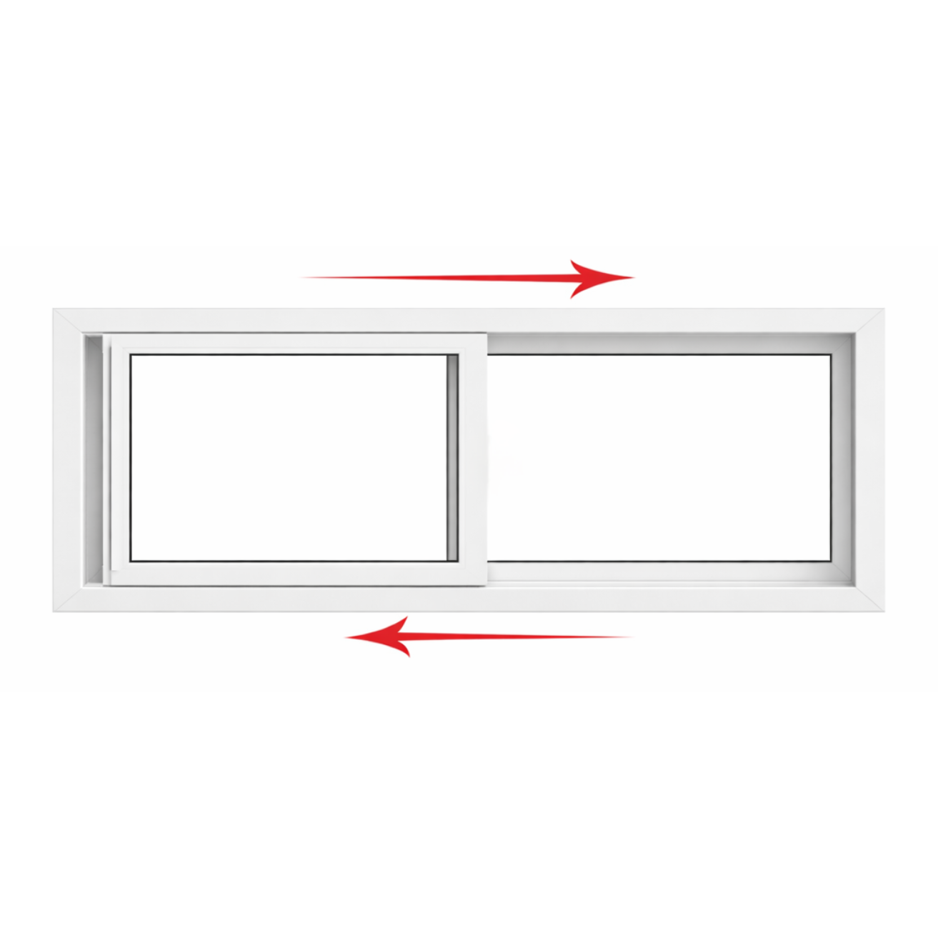 Double Slider Window 30-inch W x 16-inch H
