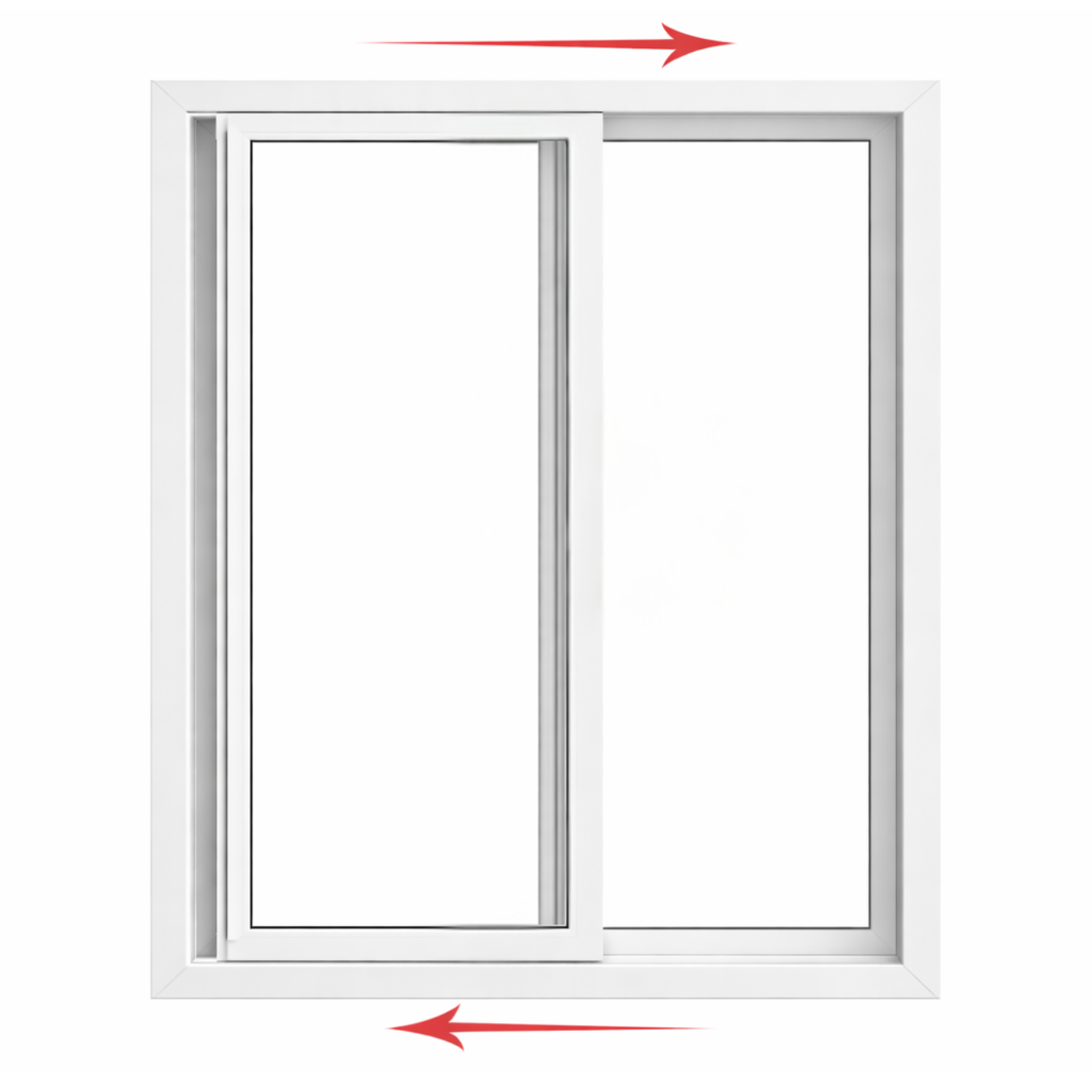 Double Slider Window 36-inch W x 48-inch H