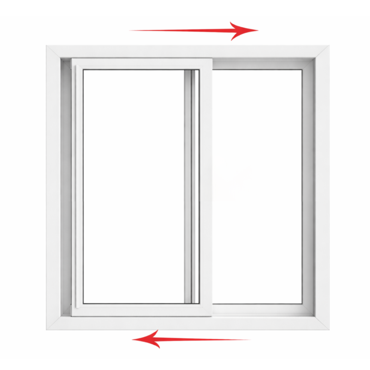 Double Slider Window 36-inch W x 36-inch H