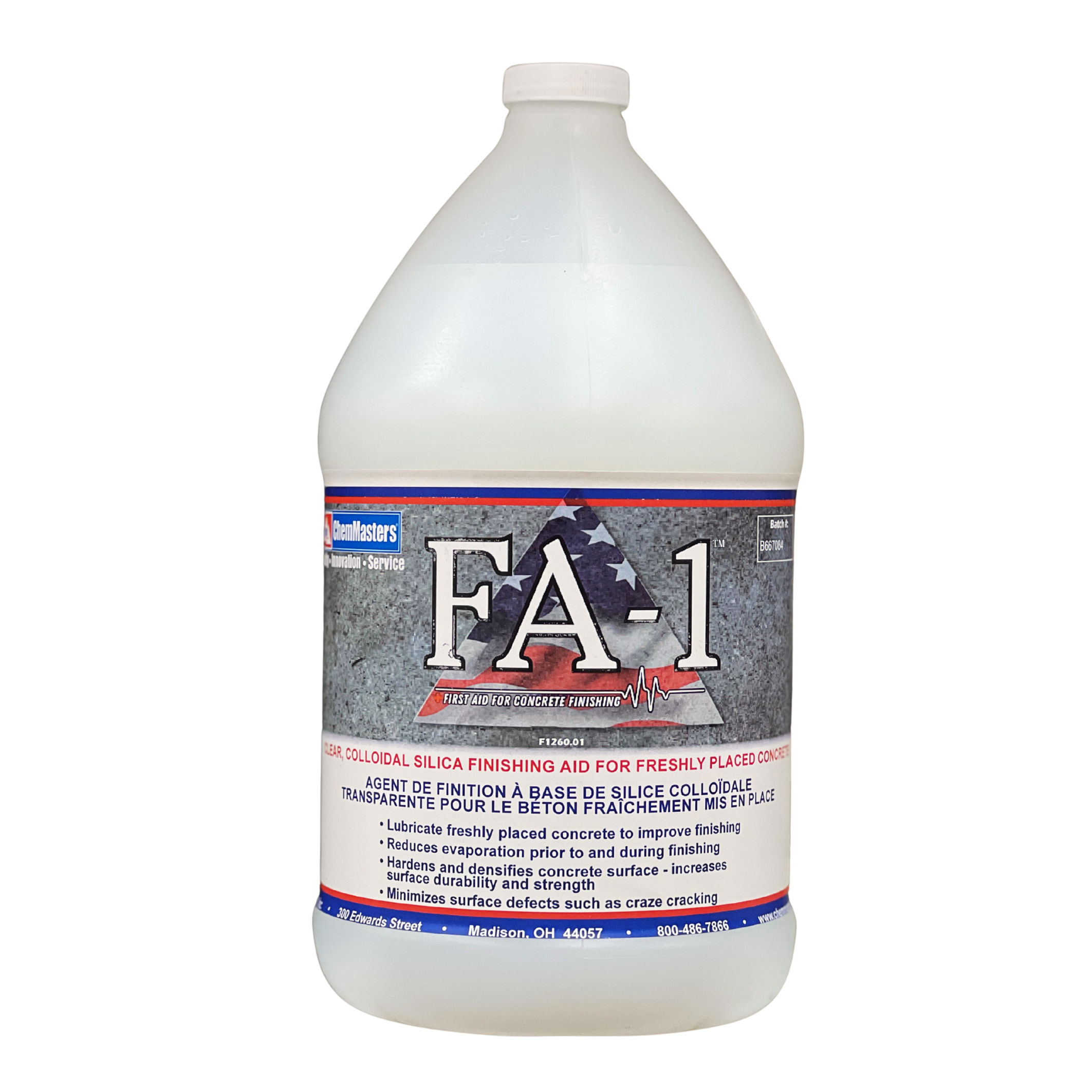 FA-1™ Concrete Finishing Aid – Nano Technology Finishing Enhancer for Fresh Concrete
