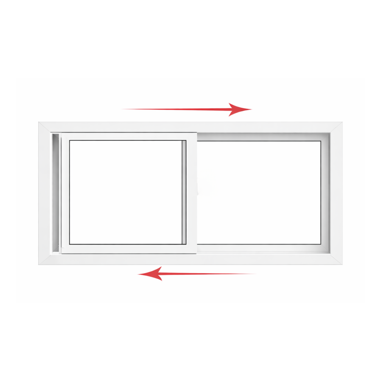 Double Slider Window 36-inch W x 24-inch H
