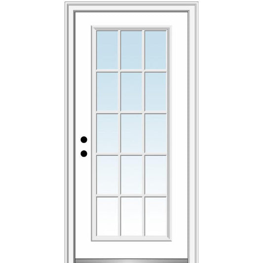 FULL GLASS DOOR 36X80 (LEFT)