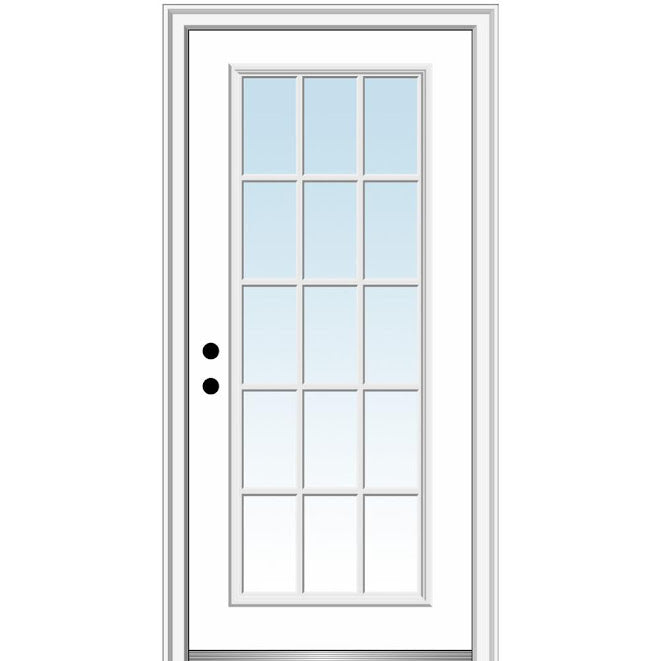 FULL GLASS DOOR 34X80 (RIGHT)