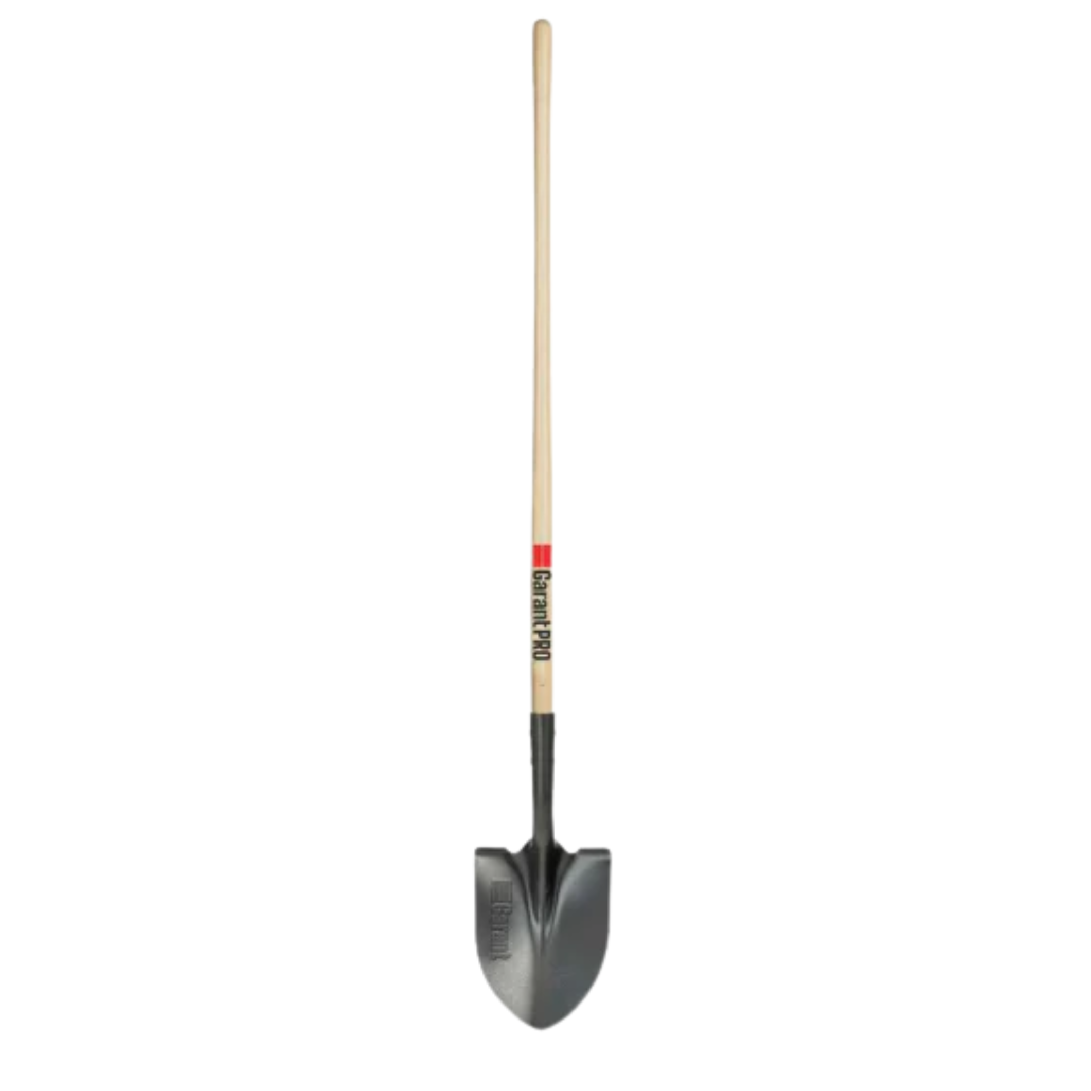 Round Point Shovel, Long Wood Handle
