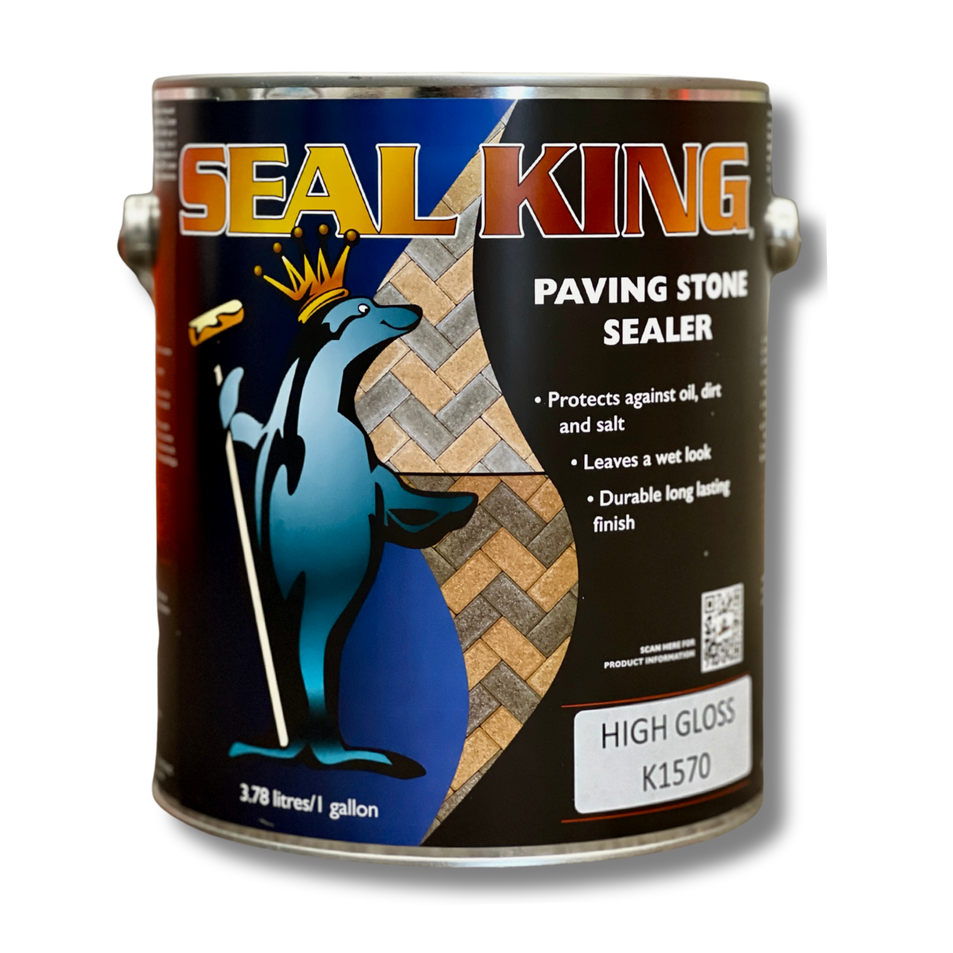 Seal King Paving Stone Sealer – High Gloss Finish