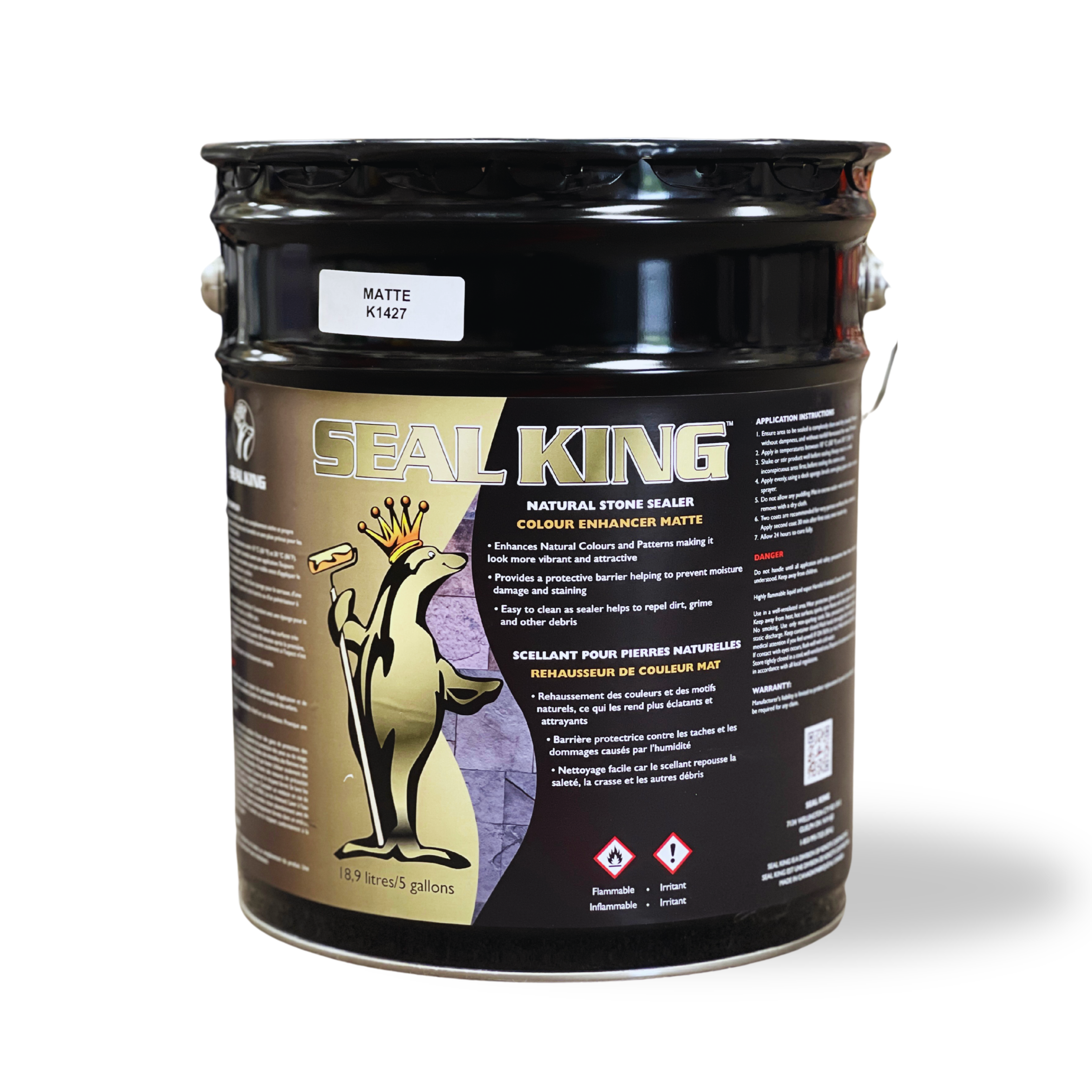 Seal King Natural Stone Sealer – Matte Finish