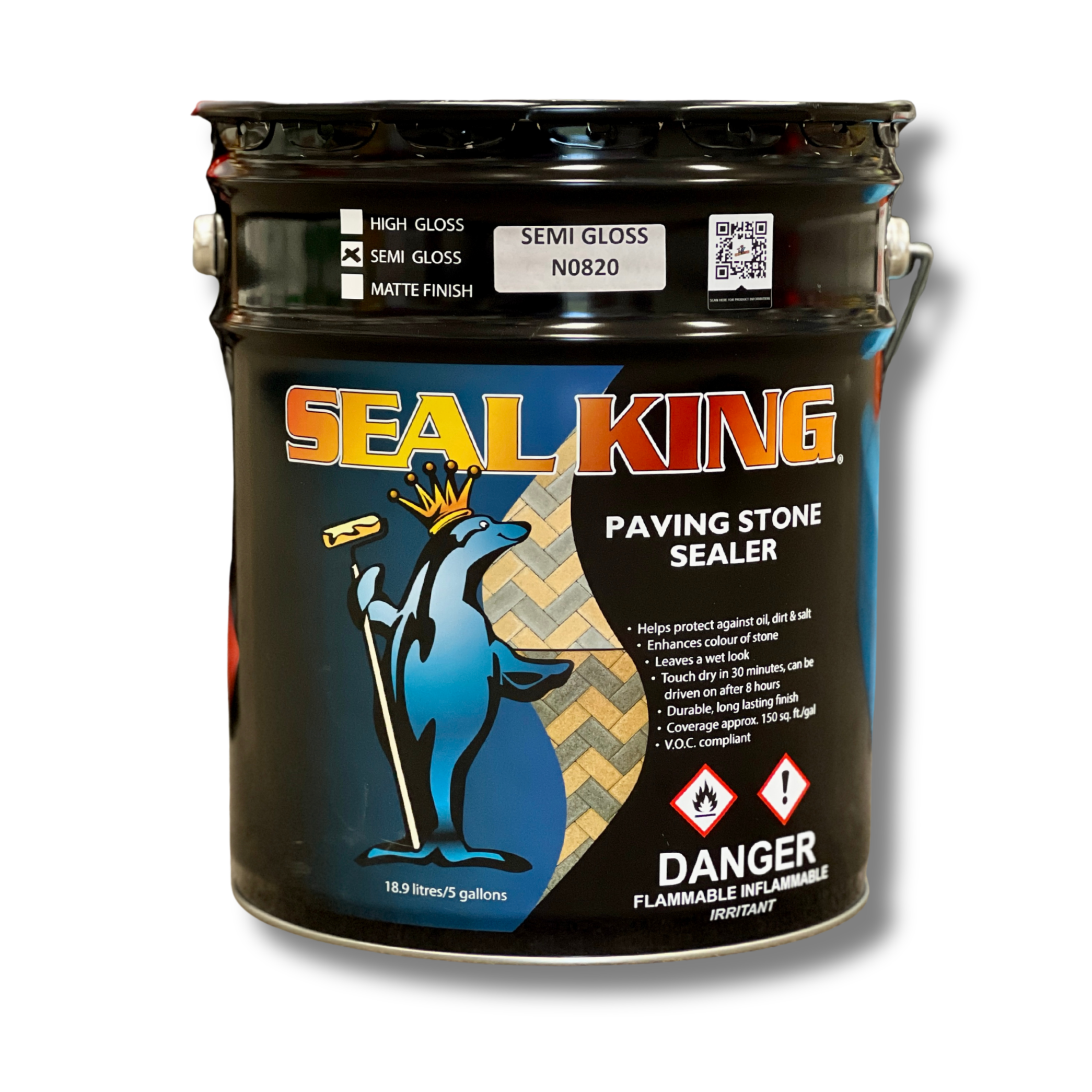 Seal King Paving Stone Sealer –Semi Gloss