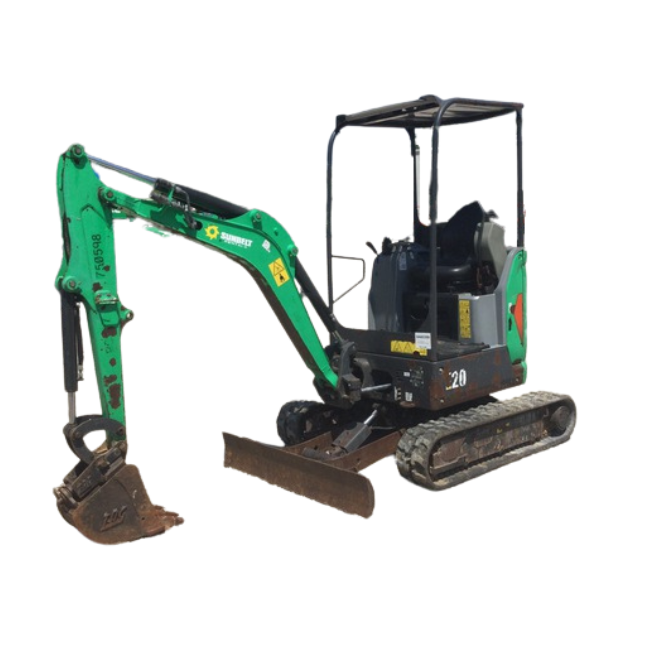 Bobcat E20 Mini Excavator (Rental)