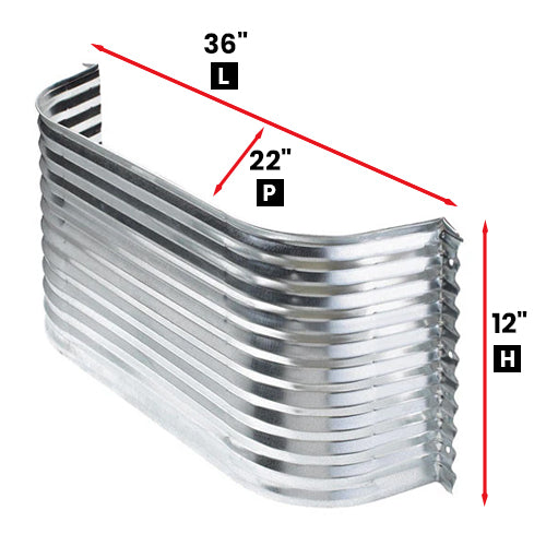 Window Well 36" L X 22" P X 12 "H