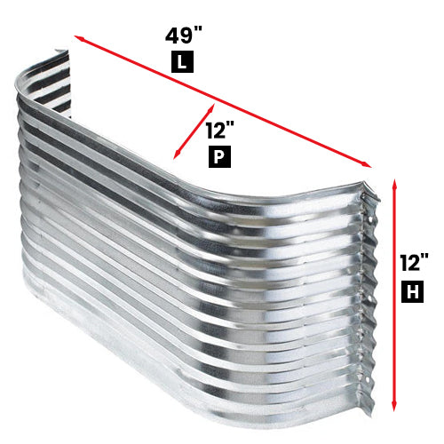 Window Well 49" L X 12"P X 12"H