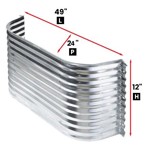 Window Well 49" L X 24"P X 12"H