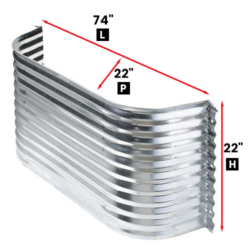 Window Well 74"L X 22"P X 22"H