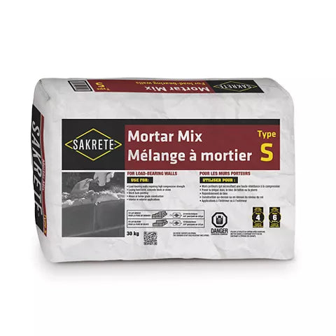 Sakrete Mortar Mix, Type S Bag- 30kg
