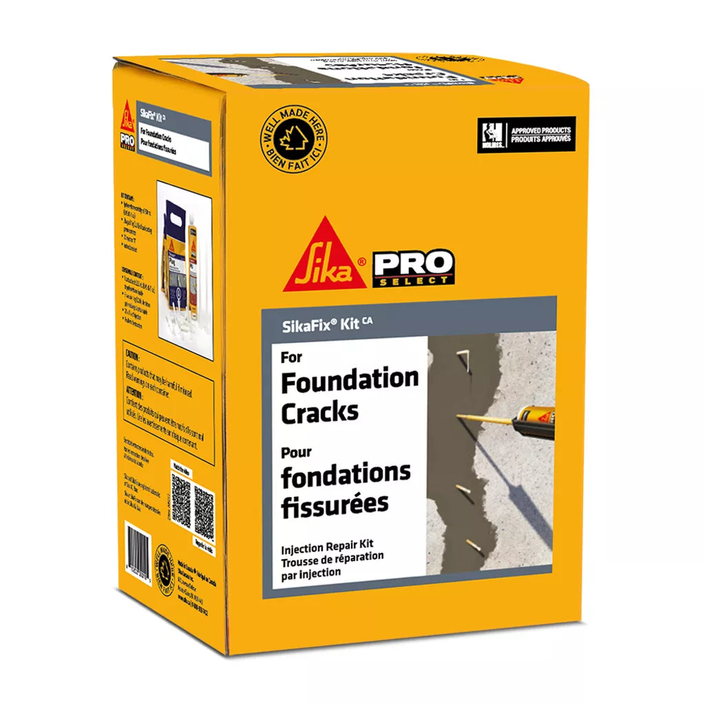 SikaFix® Kit – Injection Repair Kit for Leaking Foundations (3‑Part All‑in‑One Waterproofing Solution)
