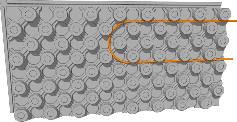 Insulated Radiant Floor Heating Panels
