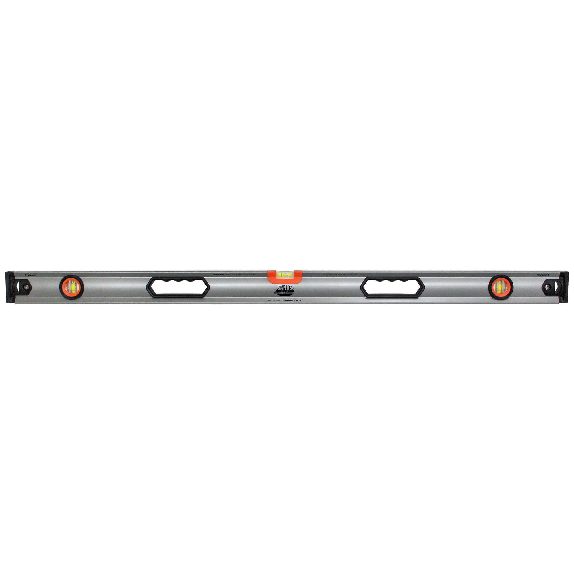 72" Professional Aluminum Box Level with Hand Holes (3 Vials)