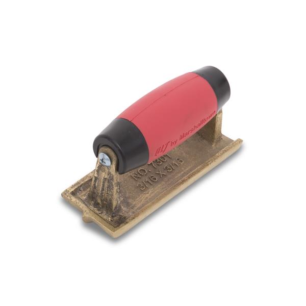 6" X 4" 1/2"; 3/4"D, 3/8"W, 1/4"R QLT Bronze Hand Groovers Bronze Groover;-Resilient Handle