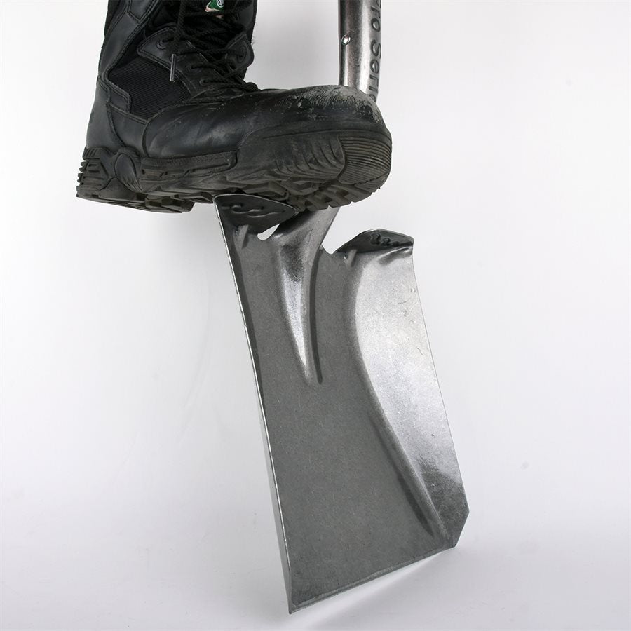 Rubbeshovel Square Mouth 40in X 8-1 / 2in Blade Fibreglass L-handler Mallet 32oz Fg Handle