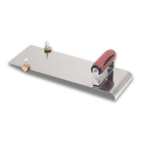 14" X 5" SS Edger-DuraSoft Handle W/Adjst Groover; 3/4"R, 3/4"L; 1/2"D Bit