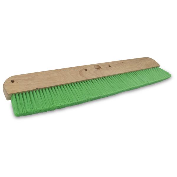 36" Green Nylon Concrete Broom
