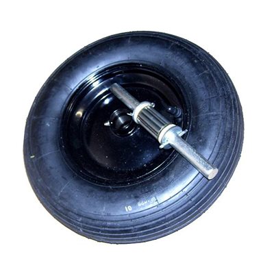 Replacement Air Tire & Axle For E-1035 Wheelbarrow