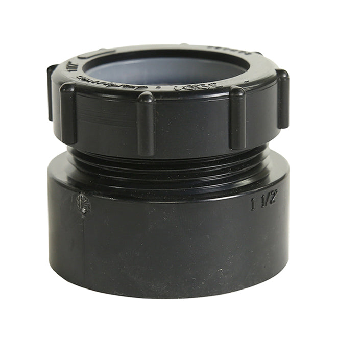 ABS Tailpiece Adapter (1½″, Black)