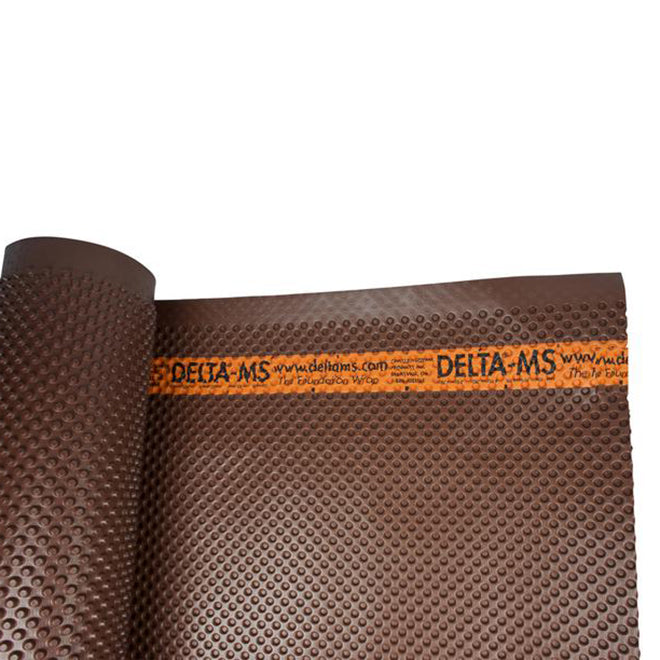 8 ft x 65 ft 7 in Foundation Waterproofing Membrane – Heavy-Duty HDPE Dimpled Drainage Sheet