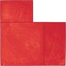 STAMP ASHLAR CUT SLATE RED  - 36X36X2