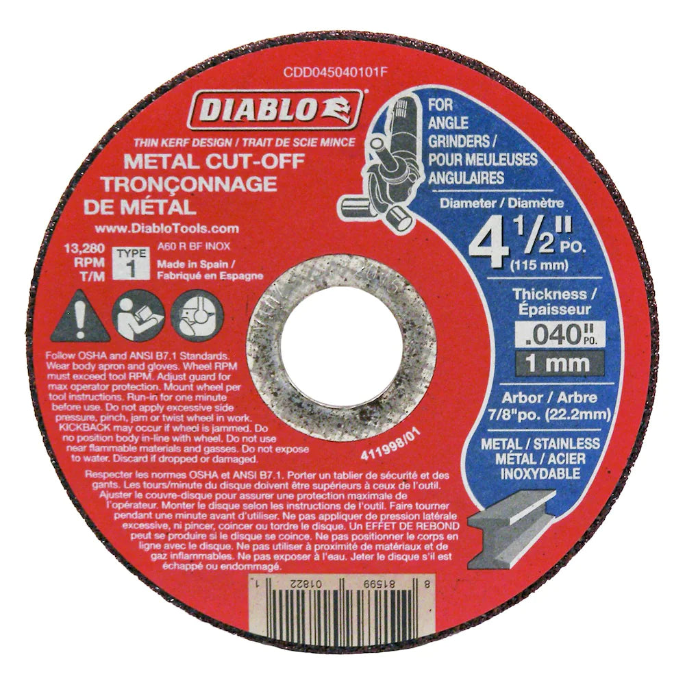 Diablo 4 1/2-inch x 0.040-inch x 7/8-inch