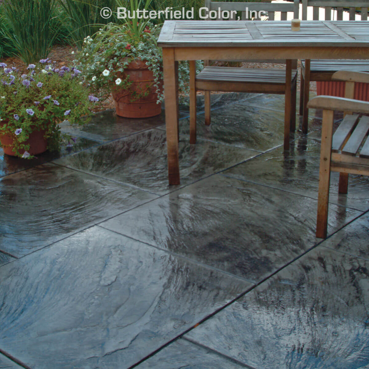 3′ × 3′ Slate Concrete Texture Stamp