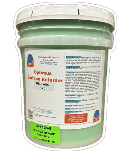 Retarder (125) Optimus Exposed Med Agg 5gal (Green)