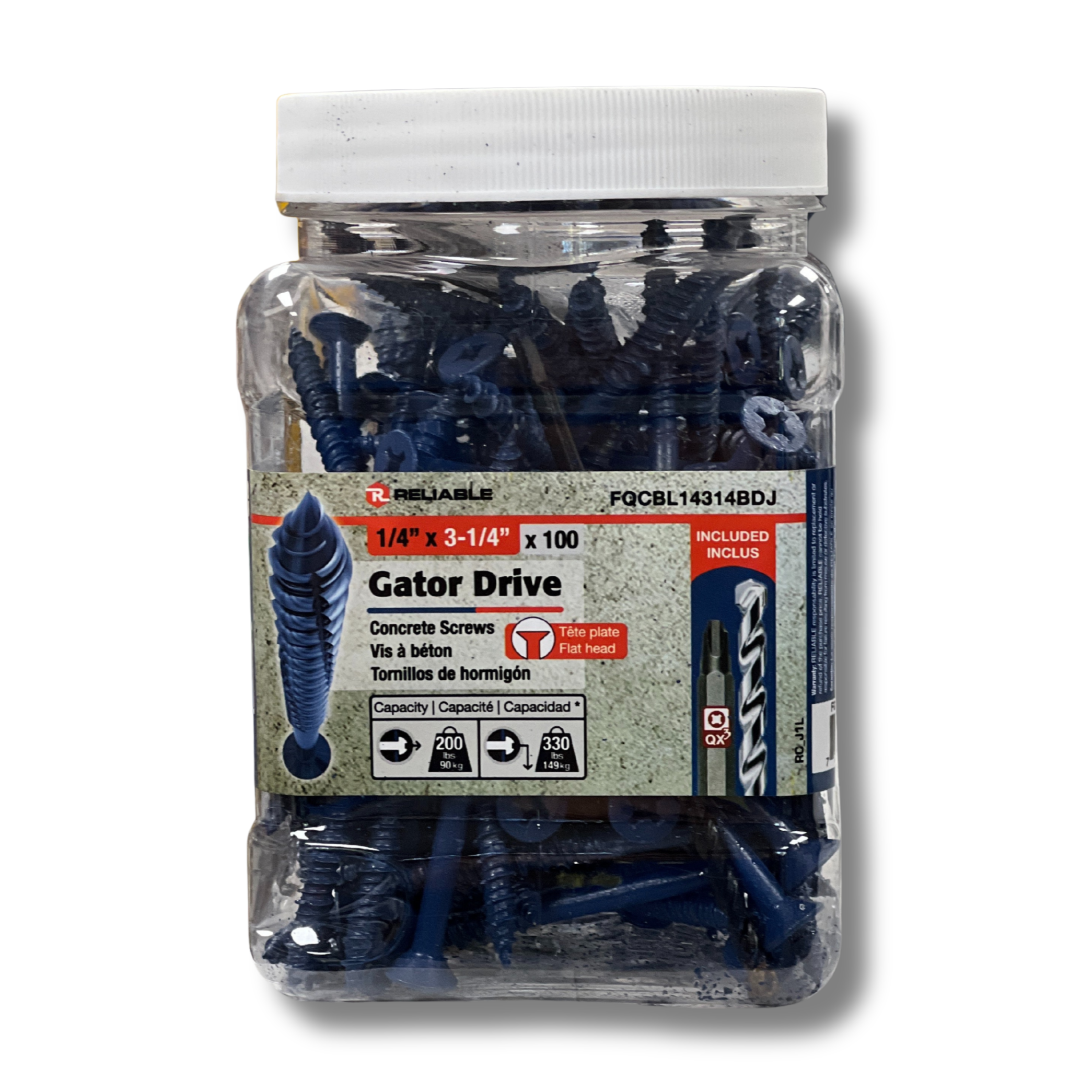 Concrete Screws - Flat Head