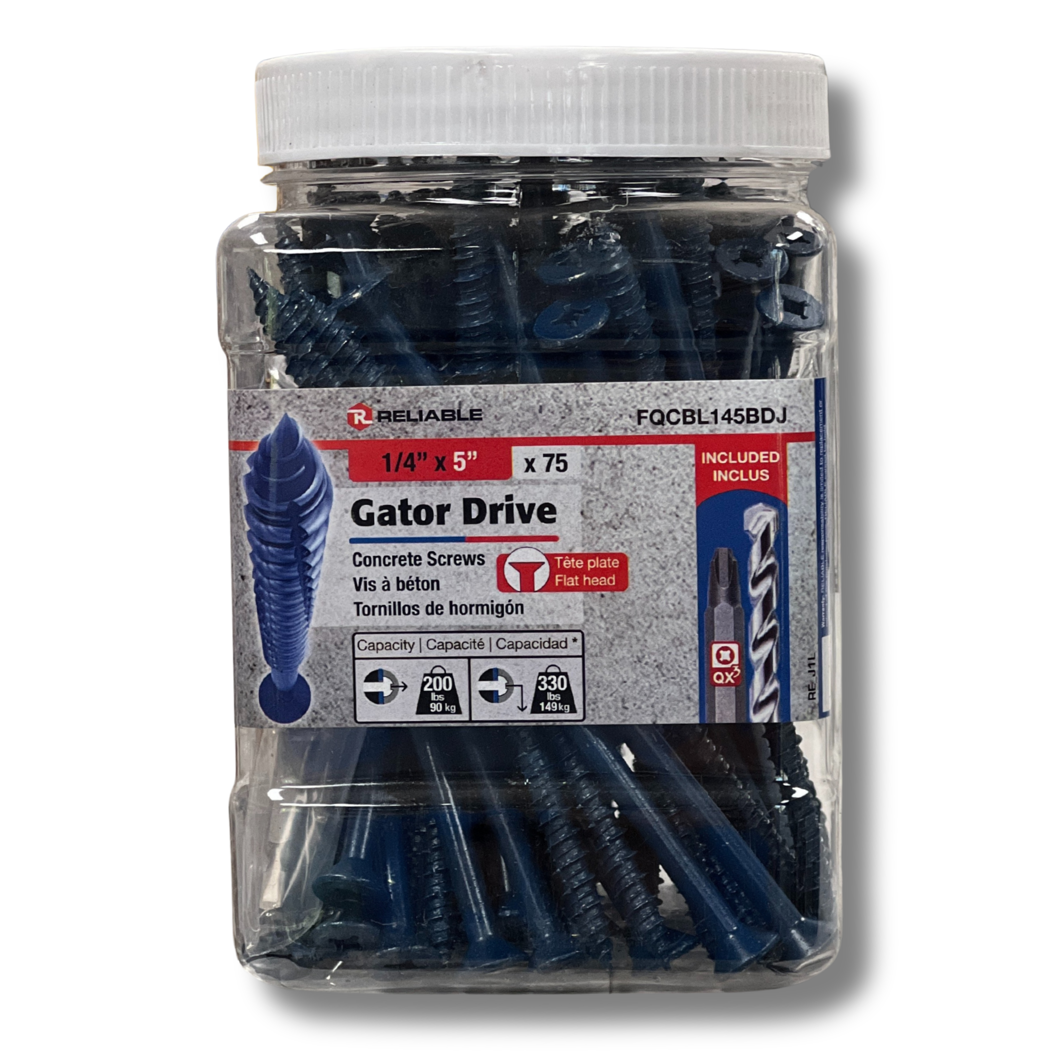 Concrete Screws - Flat Head