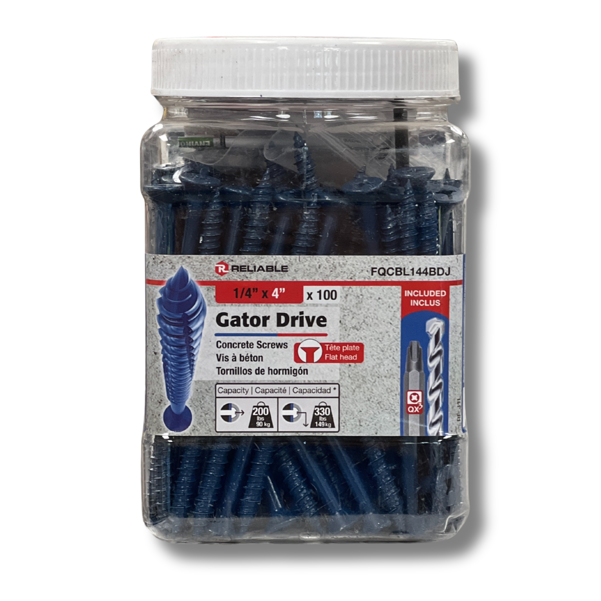 Concrete Screws - Flat Head