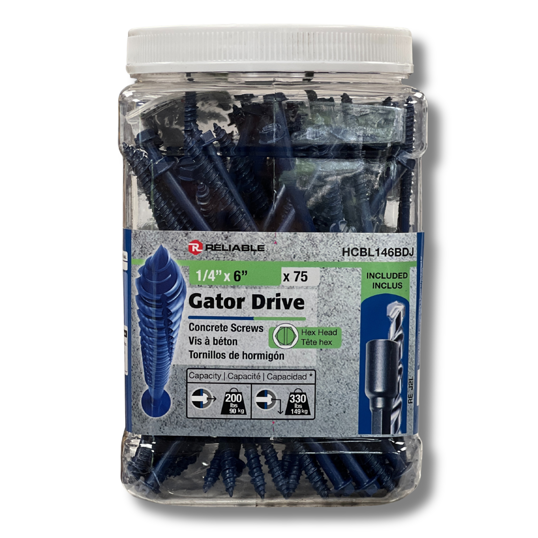 Concrete Screws - Hex Head