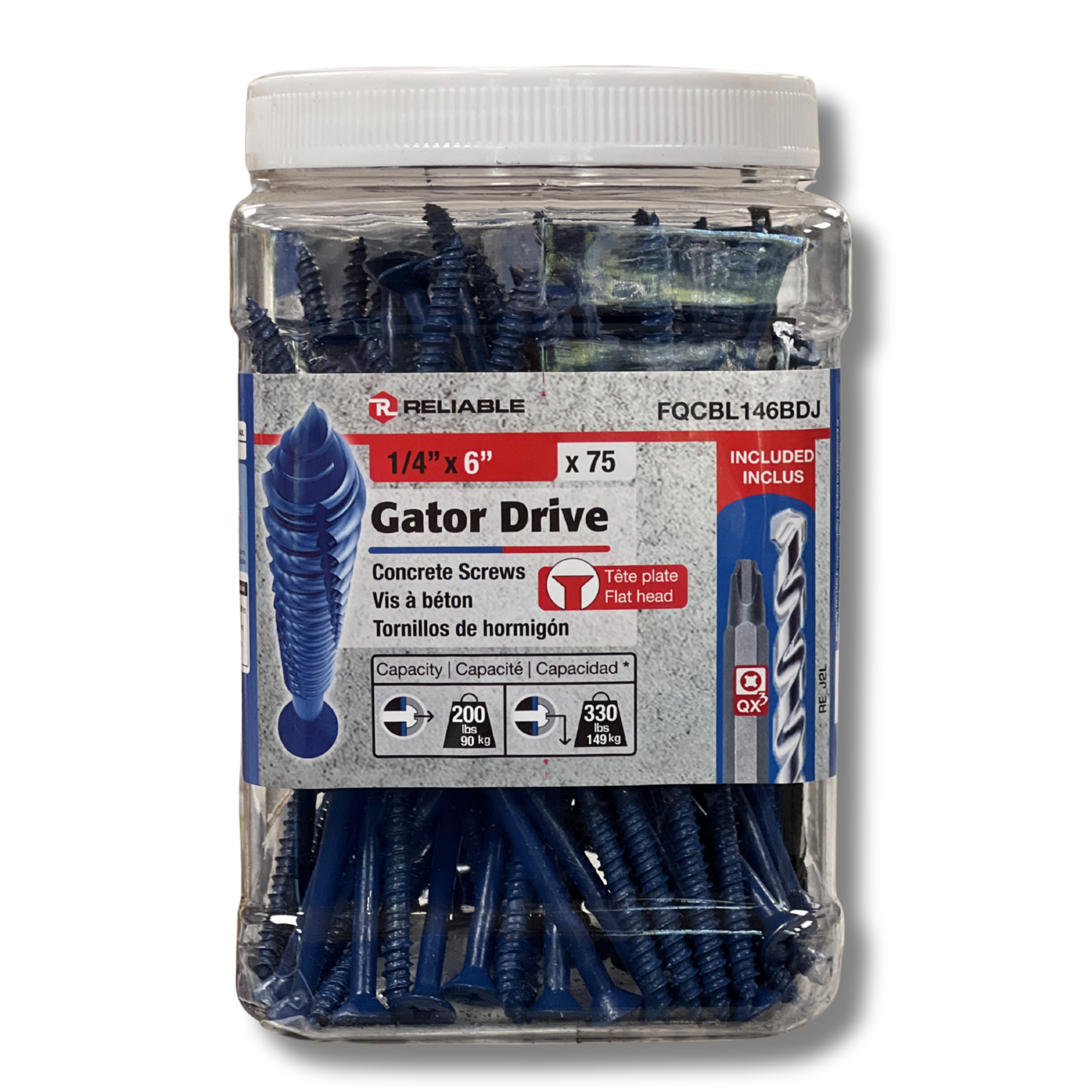 Concrete Screws - Flat Head