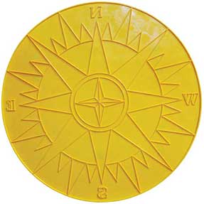 Compass Rose medallion texture 60″ × 60″