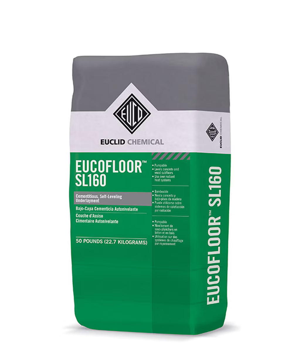 Euclid EucoFloor SL160 Cementitious Self-Leveling Underlayment – 50 lb Bag