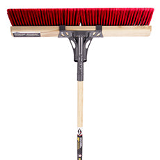 GARANT PRO PUSH BROOM, 24", MULTI, WOOD HDL GPPBMS24