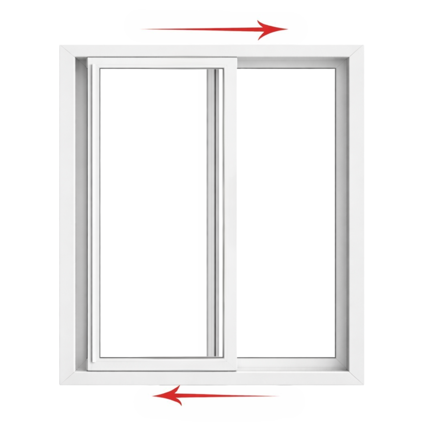 Double Slider Window 32-inch W x 42-inch H